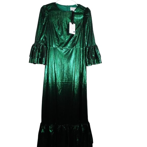Tuckernuck Pomander Place Green Dress, Size M - Picture 3 of 11